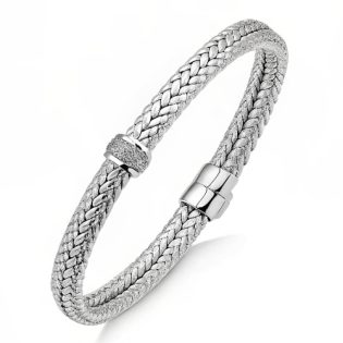 Silver Weave Bracelet