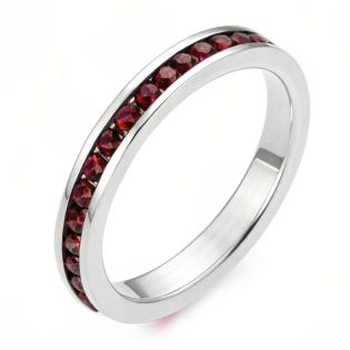 Ruby Red Band Ring